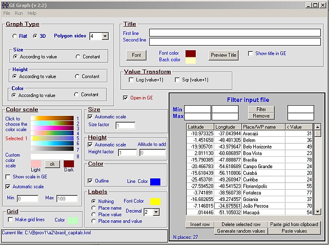 GE-Graph screenshot